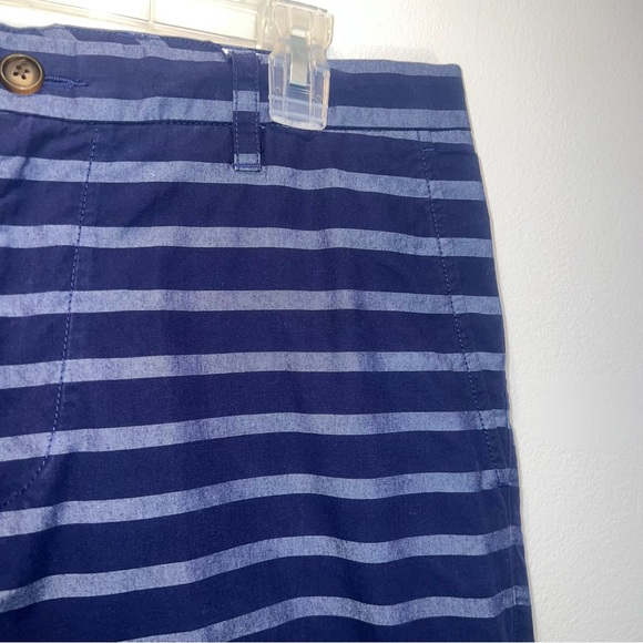 Southern Tide Men's Blue Striped Chino Shorts 100% Cotton 34x8 Mint Condition - Picture 2 of 8